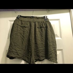 Olive shorts